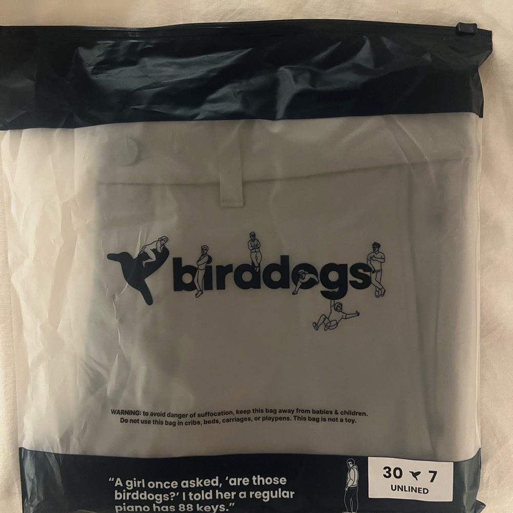 Birddogs Unlined Shorts in Light Gray